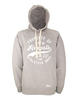 Hoodie Herren Grau Melange HFC Greifswald 92 Property Of Hengste Weiß