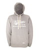 Hoodie Herren Grau Melange Hannover Regents Athletics Weiß