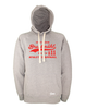 Hoodie Herren Grau Melange SV Bruckmühl Athletics Rot