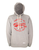 Hoodie Herren Grau Melange SV Bruckmühl Property Of Rot