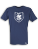 T-Shirt Herren Navy Blau HFC Greifswald 92 Logo Weiß