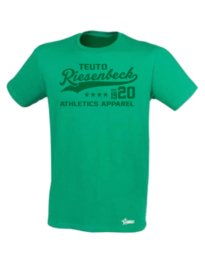T-Shirt Herren Grün Teuto Riesenbeck Athletics Dunkelgrün