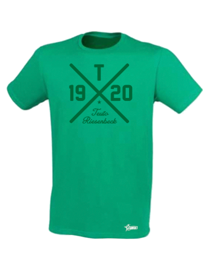 T-Shirt Herren Grün Teuto Riesenbeck Cross Dunkelgrün