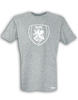 T-Shirt Herren Grau Melange HFC Greifswald 92 Logo Weiß