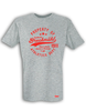 T-Shirt Herren Grau Melange SV Bruckmühl Property Of Rot