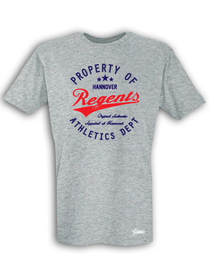 T-Shirt Herren Grau Melange Hannover Regents Property Of