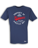 T-Shirt Herren Navy Blau Hannover Regents Property Of Weiß-Rot