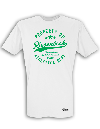 T-Shirt Herren Weiß Teuto Riesenbeck Property Of Grün