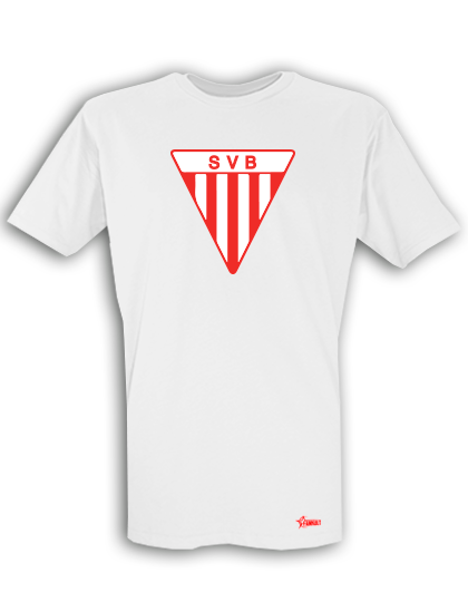 T-Shirt Herren Weiß SV Bruckmühl Logo