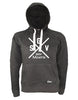 Hoodie Damen Schwarz GSV Moers Cross Weiß