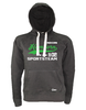 Hoodie Damen Schwarz MTV Union Hamborn Sportsteam Weiß-Grün