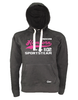 Hoodie Damen Schwarz MTV Union Hamborn Sportsteam Weiß-Pink