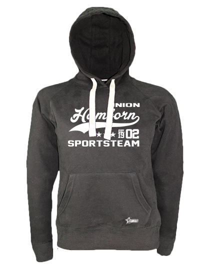 Hoodie Damen Schwarz MTV Union Hamborn Sportsteam Weiß