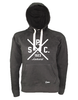 Hoodie Damen Schwarz SC Adelsdorf Cross Weiß