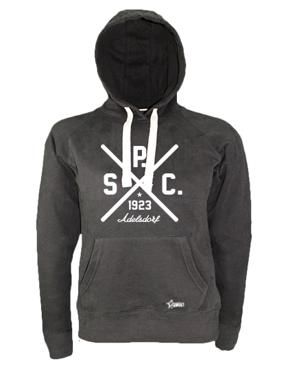 Hoodie Damen Schwarz SC Adelsdorf Cross Weiß