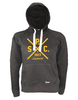 Hoodie Damen Schwarz SC Adelsdorf Cross Gelb