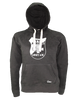 Hoodie Damen Schwarz TV Asberg Logo Weiß