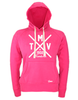 Hoodie Damen Pink MTV Union Hamborn Cross Weiß