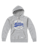 Hoodie Damen Grau Melange FK Hansa Wittstock Property Of Weiß-Blau