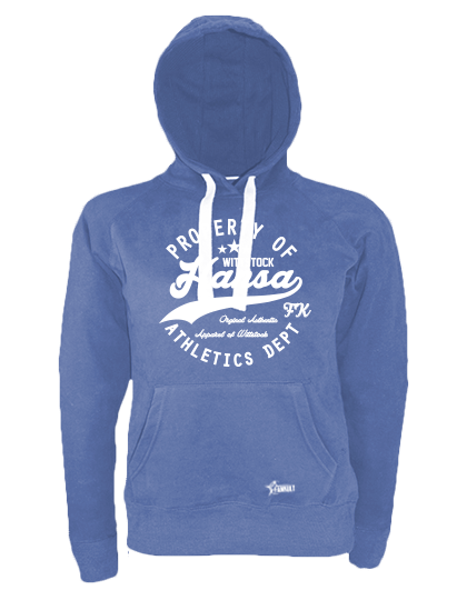 Hoodie Damen Navy Blau FK Hansa Wittstock Property Of Weiß