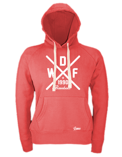 Hoodie Damen Rot Dohren Wild Farmers Cross