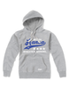 Hoodie Damen Grau Melange FK Hansa Wittstock Sport Weiß-Blau