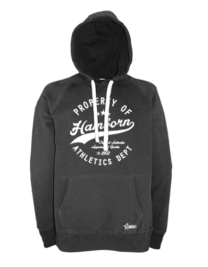 Hoodie Herren Schwarz MTV Union Hamborn Property Of Weiß