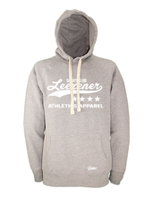 Lade das Bild in den Galerie-Viewer, Hoodie Herren Grau Melange Leezener SC Athletics Weiß
