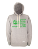 Hoodie Herren Grau Melange MTV Union Hamborn Sportsteam Grün