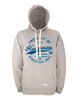 Hoodie Herren Grau Melange TSV Heidenau Property Of Blau