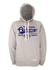 Hoodie Herren Grau Melange TV Asberg Athletics Blau