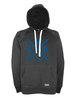 Hoodie Herren Schwarz SV Hemmerden Cross Blau