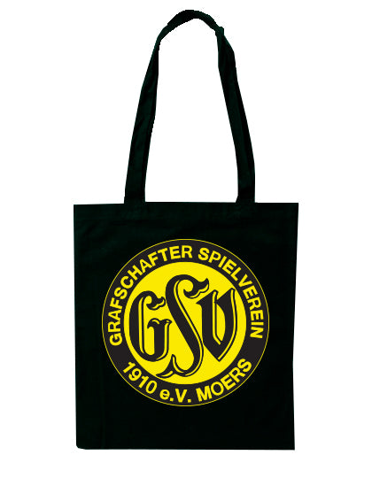 Jutebeutel Schwarz GSV Moers Logo