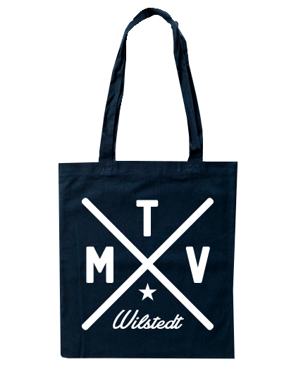 Jutebeutel Navy Blau MTV Wilstedt Cross