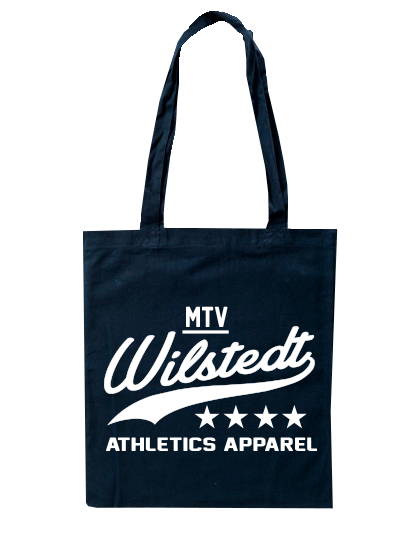 Jutebeutel Navy Blau MTV Wilstedt Property Of