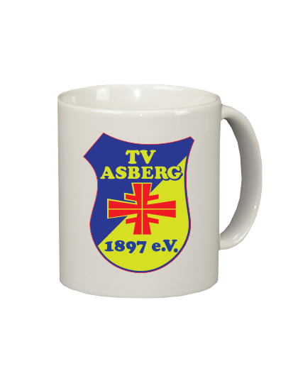 Kaffeetasse TV Asberg Logo