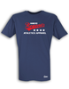 T-Shirt Kinder Navy Blau Hannover Regents Athletics Rot-Weiß