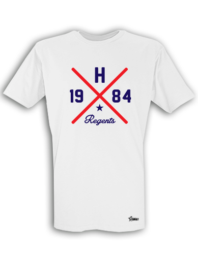 T-Shirt Kinder Weiß Hannover Regents Cross