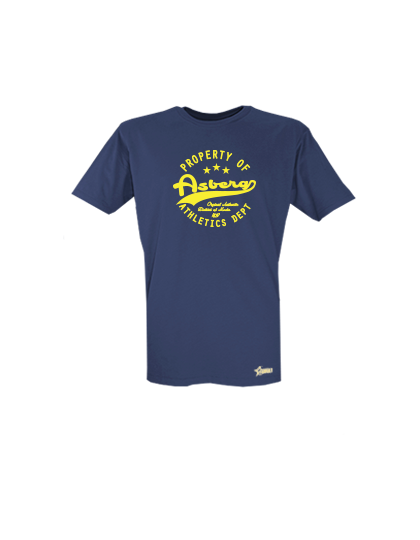 T-Shirt Kinder Navy Blau TV Asberg Property Of Gelb
