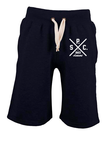Campus Short Navy Blau SC Adelsdorf Cross Weiß