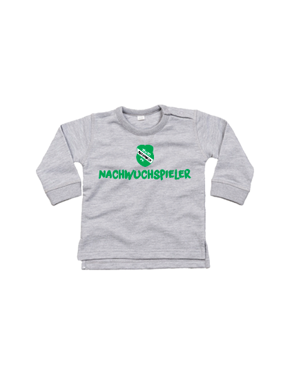 Baby Longsleeve Grau Melange Teuto Riesenbeck Nachwuchsspieler Grün