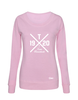 Sweatshirt Damen Pink Teuto Riesenbeck Cross Weiß