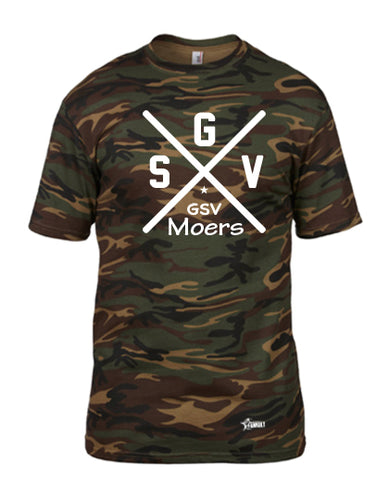 T-Shirt Camouflage GSV Moers Cross Weiß 