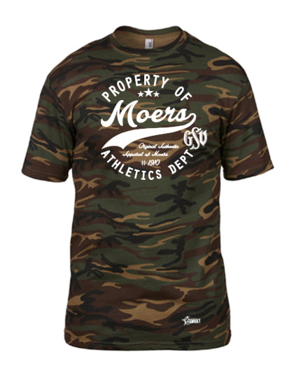T-Shirt Camouflage GSV Moers Property Of Weiß