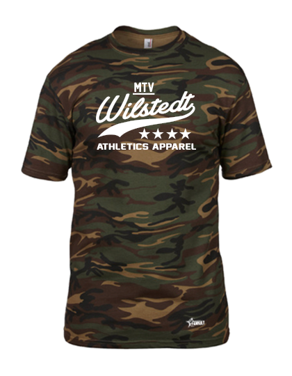 T-Shirt Herren Camouflage MTV Wilstedt Sportsteam Weiß