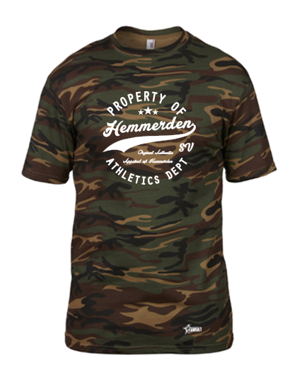 T-Shirt Herren Camouflage SV Hemmerden Property Of Weiß