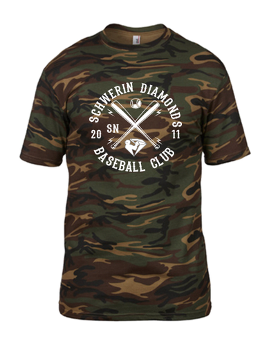 T-Shirt Herren Camouflage Schwerin Diamonds Cross