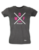 T-Shirt Damen Schwarz Dohren Wild Farmers Cross Pink