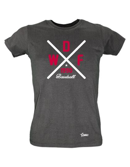 T-Shirt Damen Schwarz Dohren Wild Farmers Cross Rot