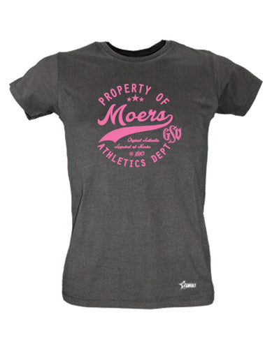 T-Shirt Damen Schwarz GSV Moers Property Of Pink